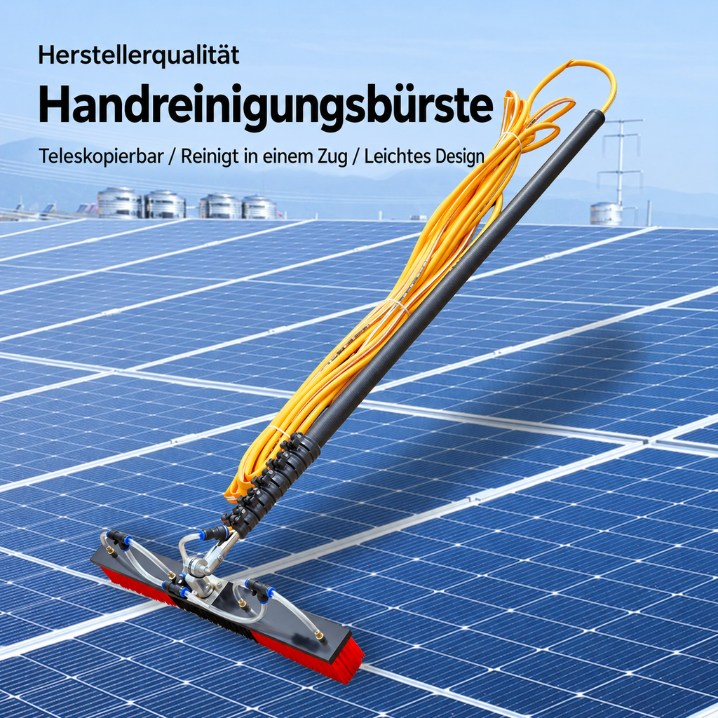 Automatische Hochdruck-Wasserreinigung mit Teleskopstange